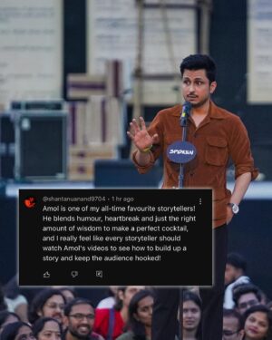 Amol Parashar Instagram - Bade dinon baad kuch release hua hai toh enjoying :)
Link In Bio hai - 15 min milein toh try kijiye. 
Accha lage toh mujhe bata dijiye ;)

#MyGirlfriendsBoyfriend @spokenfest @kommuneity @tessjoseph19 @shantanuanandpoetry @roshan1970 @gauravkaps @ankurtewari