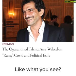 Amr Waked Instagram - ‪I had the pleasure to be interviewed by @helen.hoehne for Golden Globe Awards website.‬
‪https://www.goldenglobes.com/entertainment-news/amr-waked‬