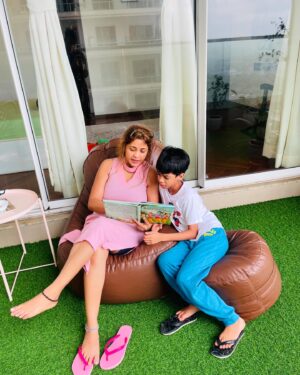 Amrapali Gupta Instagram - Before heading towards my work I tried to spend some time with my son/cutie/life/gudda baccha❤️
