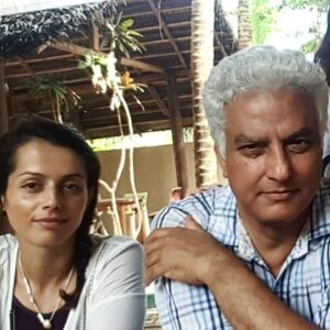 Amrita Acharia Instagram - Happy Father’s Day 🧡 Words can’t really explain the father-daughter thing, but I guess that’s what these days are here for. So similar we butt heads like it’s in fashion, yet you are hands down alongside my mum the biggest inspiration. Thanks for the genes ;) xo
•
🖤🤍🧡 #happyfathersday