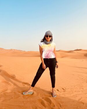 Amritha  Menon Instagram - Clearing my drafts 😉
“..Wonderlust & Dessert Dust..”

#desertsafari #dubai #desert #uae #desertsafaridubai #dubailife #travel #dubaisafari #dubaitour #rajasthan #jaisalmer #desertsafarideals #desertlife #dubaitrip #dubaicitytour #bhfyp #dubaivacation #safari #dubaitravel #mydubai #adventure #desertphotography #dubaivisa #dubaiholidays #visa #uaevisa #desertvibes #tourism #dubaitourpackage #touristvisa