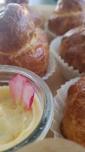 Amy Bouzaglo Instagram - Buttery #brioche #buns with homemade #butter #Apricot #compoundbutter