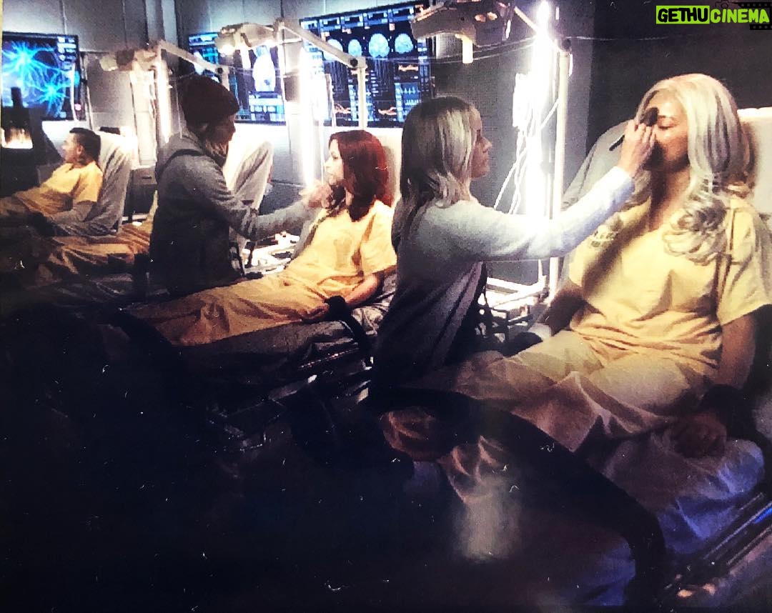 Amy Gumenick - 1.3K Likes - We woke up like this. 🎬 @cw_arrow #bts #makeup #arrow #cupid #chinawhite #diaz #argus #ghostinitiative #suicidesquad #tbt