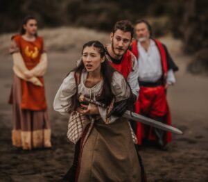 Amy L. Workman Instagram - been doing some acting lately to support my real passion: being on the beach in the middle of winter
[Crown & Blade coming soon]