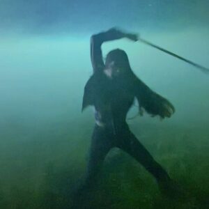 Amy L. Workman Instagram - Introducing Hikari, and more importantly my steadfast companion her katana. Meet us both January 26 on @paramountplus 🌖 @teenwolf #TeenWolfMovie #ParamountPlus