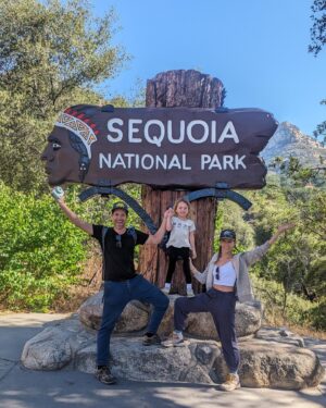 Amy Paffrath Instagram - Proof of life and how utterly small we are 🌲🥾⛰️🌸