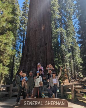 Amy Paffrath Instagram - Proof of life and how utterly small we are 🌲🥾⛰️🌸