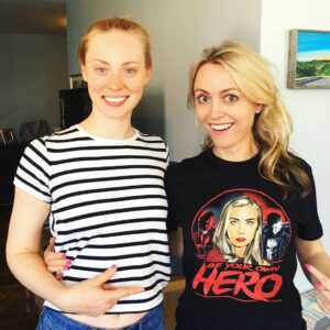 Amy Rutberg Instagram - Whoa. Can we talk about episode 10 of @daredevil for a sec??? It’s like a film inside a series! Holy moly @deborah_annwoll is a QUEEN. Its no surprise I adore Deb on a molecular level. Not only is she a one of a kind fierce talent but she is one of the funniest, wisest chicks I know. She is soul candy. She taught me to play #dungeonsanddragons this season which I NEVER thought I’d do (I’m a rouge btw). She introduced me to Alfred Hitchcock (his movies... not the dead guy). And she makes me laugh belly deep every time I see her. She is my #wcw every day of the week and I can’t get over how freaking good she is in #daredevilseason3 . So proud. #marvel #karenpage #daredevil #charliecox #dnd