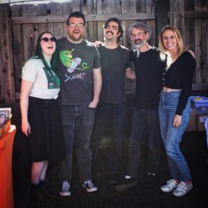Amy Vorpahl Instagram - I’ve been shenanigan-ing with these lovely talented folks for 4  years in our writers group since summer 2019! Our hub for a meetup has always been @teapop and we just had our last meeting there this past weekend. We will continue to be a group, but it’s so sad that due to LANDLORD BS, this establishment that has been a beacon for the arts is closing its doors later this month! We will always cherish our time and memories there, and we are so committed to following the establishment’s owner, Arlene, wherever she lands! Thanks for making a home for artists in NoHo! Until next time!