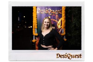 Amy Vorpahl Instagram - I’m celebrating my friends so hard today! The launch of @desiquestshow is imminent with its premiere going OFF tonight at 6p PT. They threw us a dainty party last week, and it was so fun to see so much support for such a good show and even gooder people! Everyone tune in tonight! Set your timers! https://www.desiquest.com/premiere
All links in bio: @desiquestshow