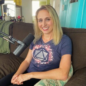 Amy Vorpahl Instagram - It is my distinct pleasure to be the first guest of @johnnystantoniv ‘s new podcast, Athletics Check, that launched yesterday! Listen wherever you fine podcasts are! Or link in bio: @vorpahlsword!
Ft. surprises from @teepyourface & @el_mrgrey that made me cry! 💕