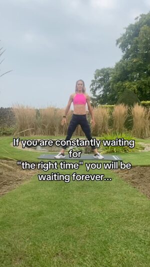 Amy Williams Instagram - If you are constantly waiting for
“the right time” you will be waiting forever.

Allow yourself to start.

#fitness #fitnessmotivation #gymmotivation #gymreels #gymreels #strengthtraining #functionaltraining #personaltrainer #exathlete #fitnessgirlsmotivation #getoutyourcomfortzone