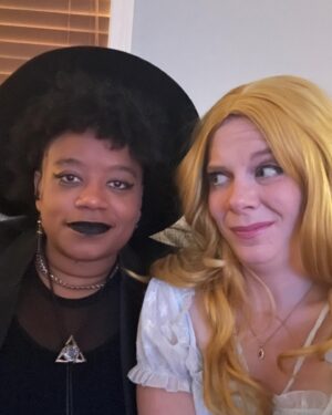 Amythyst Kiah Instagram - Death of the Endless (Neil Gaiman) and Haley From Stardew Valley. The fanfic we all need. 💅 💀 #halloween