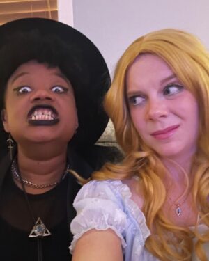 Amythyst Kiah Instagram - Death of the Endless (Neil Gaiman) and Haley From Stardew Valley. The fanfic we all need. 💅 💀 #halloween