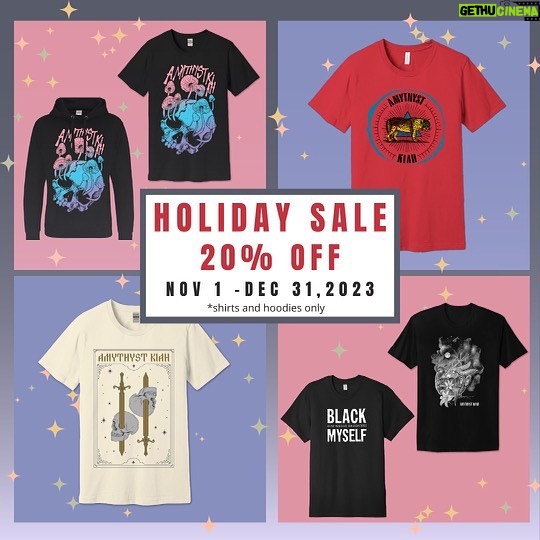 Amythyst Kiah - 558 Likes - Holiday Sale is running now in my online store, including new hoodies! 20% off all shirts and hoodies. Shop at the link in my bio✨