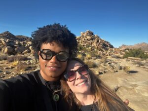 Amythyst Kiah Instagram - The desert looks good on us 😎 . Thank you @orvillepeck for being the sweetest and for a great weekend. 🤠