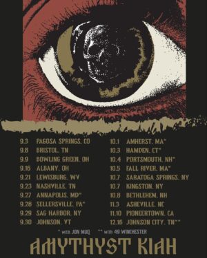 Amythyst Kiah Instagram - Fall tour is underway! 👁️⚡️Tickets on sale now for all these shows (link in bio) 🎫🎟️