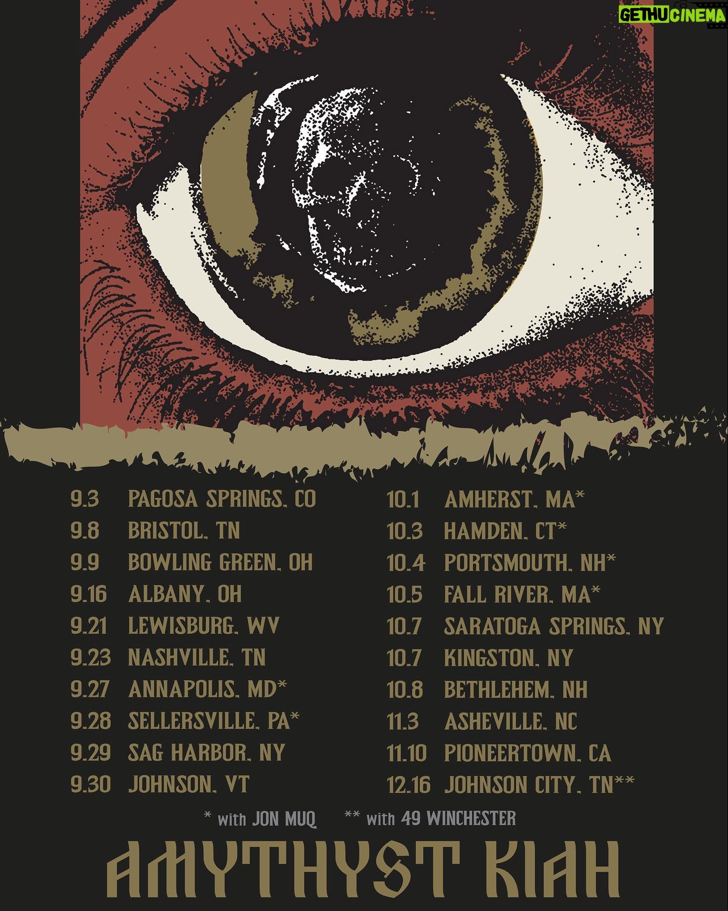 Amythyst Kiah - 711 Likes - Fall tour is underway! 👁️⚡️Tickets on sale now for all these shows (link in bio) 🎫🎟️