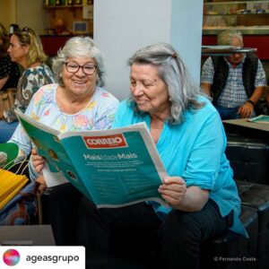 Ana Bustorff Instagram - Posted @withregram • @ageasgrupo O segundo dia da Conferência MaisIdadeMais terminou com o desejo de criar uma sociedade mais integradora, que não coloque prazos de validade aos mais velhos. ✨
⠀⠀⠀⠀⠀⠀⠀⠀⠀⠀
Pelo palco do Teatro Armando Cortez passaram diversas caras conhecidas, como Ana Bustorff e Liliana Campos, mas também representantes do Grupo Ageas, a 55  e o projeto PROXIM(IDADE) da Santa Casa de Misericórdia da Redinha, que partilharam histórias emocionantes e testemunhos verdadeiramente impactantes. 🗨
⠀⠀⠀⠀⠀⠀⠀⠀⠀⠀
Esta iniciativa do Grupo Ageas Portugal com o Correio da Manhã enalteceu os mais velhos, e relembrou a todos: temos de cuidar melhor de quem cuidou de nós.💙
⠀⠀⠀⠀⠀⠀⠀⠀⠀⠀
#GrupoAgeasPortugal #GrupoAgeas #Ageas #MaisIdadeMais #envelhecimento #saúde #rendimento #bemestar #proteção #histórias #experiências #soluções #envelhecimentoativo