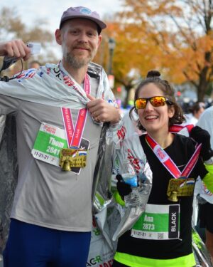 Ana Fabrega Instagram - I ran my first marathon in Philly last weekend and loved it 🥺(although I hated the last 10K lol). I wanna try to do it better next year, so I can’t let my work interfere with training. Please do NOT hire me in any capacity between now and November 2022. Thank you for your cooperation.