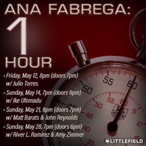 Ana Fabrega Instagram - I’m working on an hour live show and will be running it a few times in May at Littlefield. My goal is to perfect the show before June 3, which is when I’ll be performing it at the White House for Jill Biden’s birthday. Ticket link to first two shows in bio.