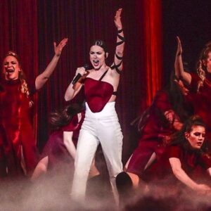 Ana Matronic Instagram - When I die/Bury me on the moon/Every night I’ll look down on you/Every night except one 🌑 OBSESSED with Blanca Paloma and all the super witchy entries this year in Eurovision. Who’s your fave? Come root for them with @brightlightx2 and me at our Eurovision viewing party in NYC this Saturday @redeye_ny • cheap-as-chips tix available @redeyetickets #eurovision #eurovisionparty