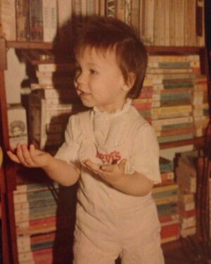 Ana Ularu Instagram - Explaining literature - a lifelong task. #minime #throwback