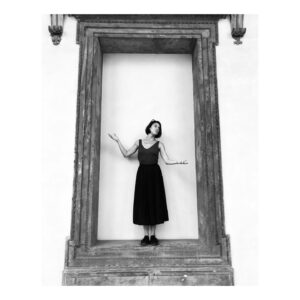 Ana Ularu Instagram - St. Ana of Antifragile, Fractal Patron of Healing, Benevolent Chaos and Whooshing Weaponry #blackandwhite #photography #vagabonds #26ers #travel #czechrepublic #prague #shooting #ballet #physicalgrammar #bw #photoshoot #raum