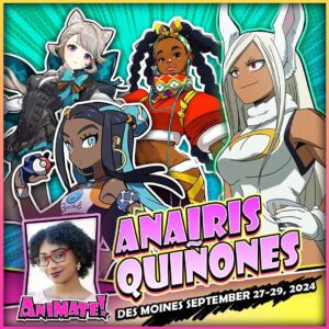 Anairis Quinones Instagram - hey yall! here’s my current convention schedule for 2024 🥰 there’s a couple that haven’t been announced yet but i’ll be traveling a lot to see you guys!!

i’m no longer livestreaming, so please catch me in person if you can! i’d love to meet (or re-meet) and talk nerdy with yall ☺️❤️

#pokemon #genshinimpact #bnha #mha #myheroacademia #mirko #miruko #lynette #nessa #jjk #jujutsukaisen #rika #sf6 #streetfighter #streetfighter6 #kimberly #sao #bleach #hiyori #aot #attackontitan #snk #voiceover #yelena #rwby #demonslayer #hinatsuru #rezero #wondereggpriority #rikakawai