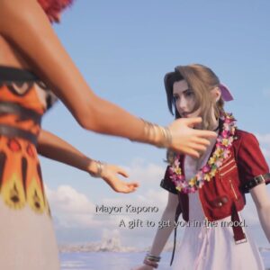 Anairis Quinones Instagram - Happy #FF7 Rebirth day everyone!! I voice Naomi; you can hear me sprinkled around as other characters, too.

An absolute honor to lei up my baby girl Aerith 🥹❤️🌸

#ff7 #ff7remake #ffvii #ffviiremake #aerith #ff7rebirth #costadelsol #voiceover #jrpg