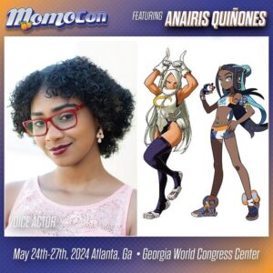 Anairis Quinones Instagram - hey yall! here’s my current convention schedule for 2024 🥰 there’s a couple that haven’t been announced yet but i’ll be traveling a lot to see you guys!!

i’m no longer livestreaming, so please catch me in person if you can! i’d love to meet (or re-meet) and talk nerdy with yall ☺️❤️

#pokemon #genshinimpact #bnha #mha #myheroacademia #mirko #miruko #lynette #nessa #jjk #jujutsukaisen #rika #sf6 #streetfighter #streetfighter6 #kimberly #sao #bleach #hiyori #aot #attackontitan #snk #voiceover #yelena #rwby #demonslayer #hinatsuru #rezero #wondereggpriority #rikakawai