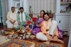 Anand Deverakonda Instagram - Vinayaka Chaviti Subhakankshalu ❤️