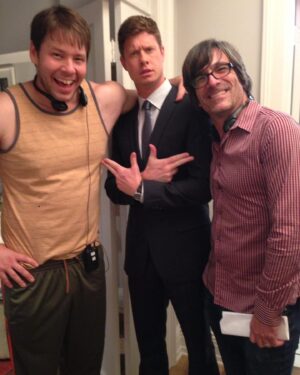 Anders Holm Instagram - I’m bout to bandwagon! 10 years ago @mindykaling created a show called @mindyprojecthulu and she was kind enough cast this nobody as her fiancé Pastor Casey.  I called it my summer camp because between seasons of Workaholics I got to go back and play this fun character with so many great people and have the best time! Funny writing, funny cast, and a fantastic vibe set by Mindy herself. Forever grateful for it all. 🥰🫶🏻🙇🏼