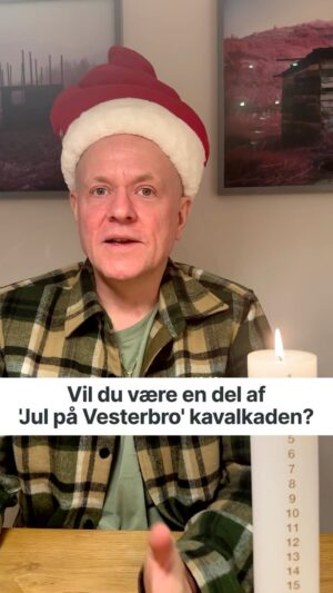 Anders Matthesen Instagram - ‘Jul på Vesterbro’ har 20 års jubilæum i år, og det synes jeg, vi skal fejre med en kavalkade af alle jeres skønne opslag. ⠀
⠀
Hver december modtager jeg billeder og videoer fra folk, der på den ene eller anden måde hylder ‘Jul på Vesterbro’.⠀
⠀
Nogle synger eller danser til sangene fra kalenderen, andre er klædt ud som Stewart Stardust eller har måske sin egen øl-pakkekalender🍺🎄⠀⠀
⠀
Hvis du vil være en del af ‘Jul på Vesterbro’ hyldesten og ligger inde med et billede eller en video, så tag mig i opslaget - eller send det via en besked, så deler jeg ud af det hele på min profil. ⠀
⠀
God jul (på Vesterbro)♥️