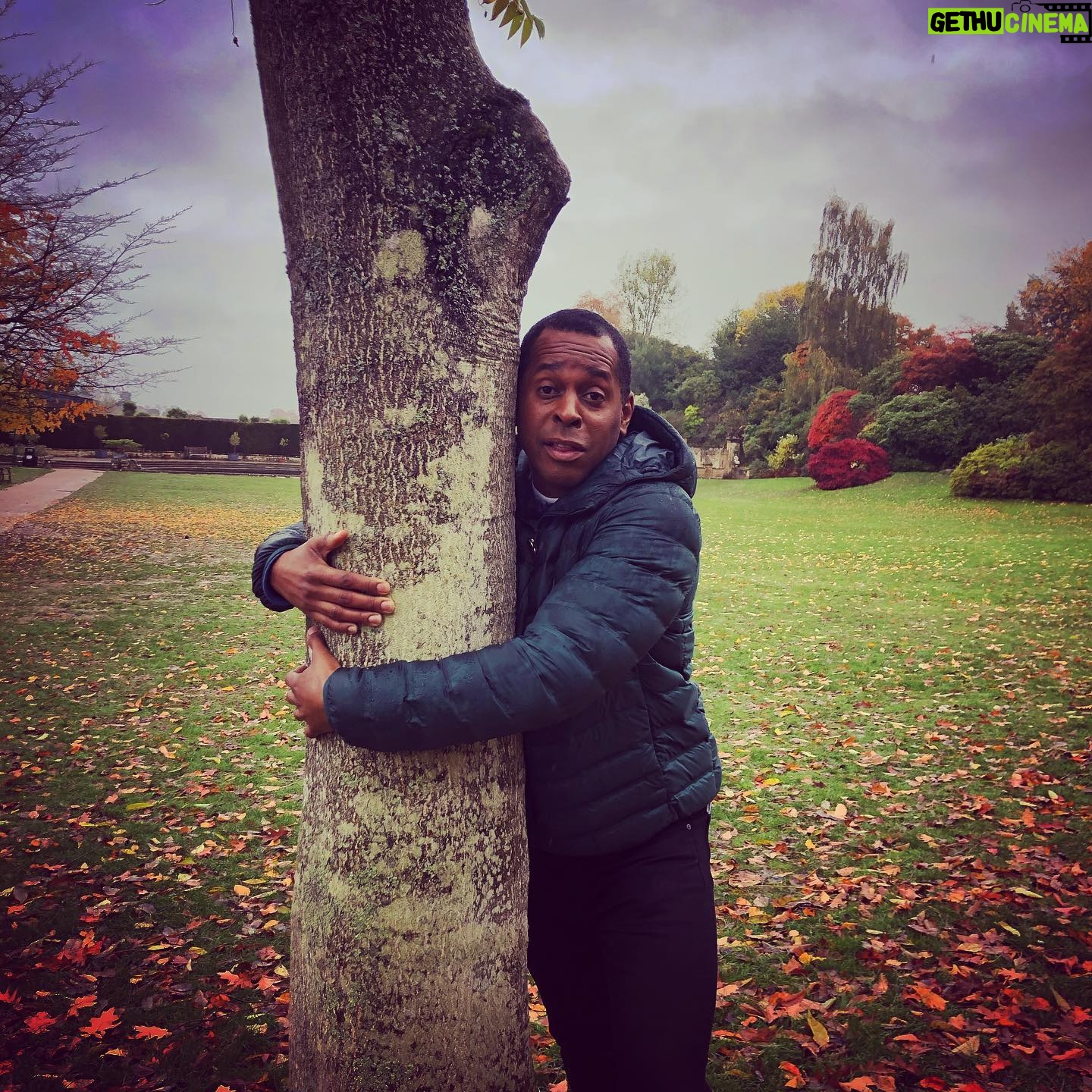 Andi Peters - 10.1K Likes - I’m a hugger (not a hater) and sadly Covid-19 means we can’t hug our family or friends as much. So, whilst out filming last week, I hugged a tree...and it felt great.
Fact: “Hugging a tree increases levels of hormone oxytocin. This hormone is responsible for feeling calm and emotional bonding. When hugging a tree, the hormones serotonin and dopamine make you feel happier.” #giveitago #besafe #lockdownlife