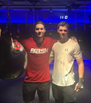 Andre Burakovsky Instagram - Great pre Christmas sweat ! Awesome workout at @bash today! #boxing