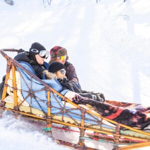 Andre Burakovsky Instagram - Unbelievable day going dog sledding today. So much fun.