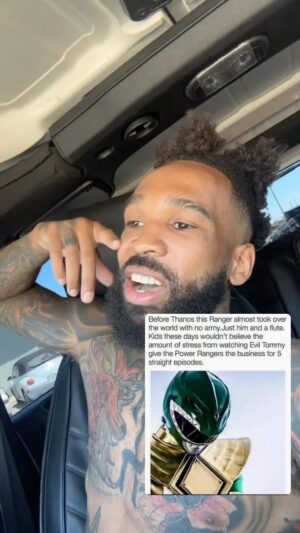 Andre Ewell Instagram - There was no greater evil than the #greenranger #powerranger #thanos