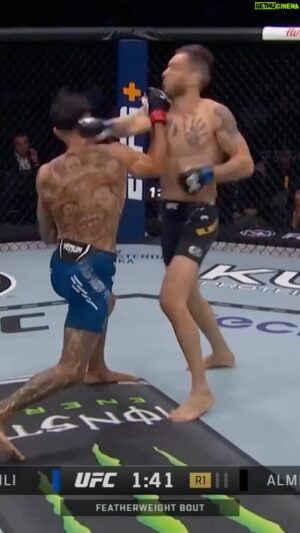Andre Fili Instagram - What a shot 😮‍💨

@touchyfili looked SHARP last time out at #UFC296 🔥

#UFCVegas86 | 10PM | TNT Sports & discovery 

#UFC #MMA #KO #Fight