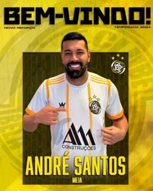 André Santos Instagram - ANDRÉ SANTOS É DO BELA!

O meia André Santos é do Bela! Multicampeão do futebol mundial, com passagem pela Seleção Brasileira, André também atuou por Figueirense, Flamengo, Corinthians, Fenerbahçe, Arsenal, entre outros grandes clubes.

André é o maior reforço do futebol josefense para a temporada 2024. Agradecemos por confiar no projeto do clube e estamos felizes em tê-lo representando nossas cores.

Bem-vindo, André! 🔥💛🖤

@t.o.b.v 
@plmsports