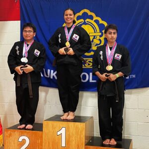 Andrea Cortés Instagram - Today I competed in a Kuk Sool Won tournament for the first time. I am proud of the training I put in for this, happy with the outcome, and super thankful for the teachers I have through this journey. 

Categories competed in:
Techniques 🥇
Form 🥉

#KukSoolWon #martialarts