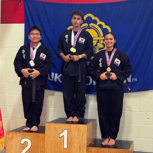 Andrea Cortés Instagram - Today I competed in a Kuk Sool Won tournament for the first time. I am proud of the training I put in for this, happy with the outcome, and super thankful for the teachers I have through this journey. 

Categories competed in:
Techniques 🥇
Form 🥉

#KukSoolWon #martialarts