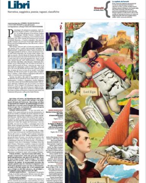 Andrea Marcolongo Instagram - Per @la_lettura del @corriere un dialogo tra me e Sylvain Tesson per presentare in Italia “Spostare la luna dall’orbita” @einaudieditore @manuitaumusee 🌕🏛️
Grazie a @stef_montefiori per questo dialogo parigino tra Lord Byron e Lord Elgin, è stato indimenticabile. 

“Pomeriggio di primavera parigina, Café Nemours di place Colette a pochi passi dal Louvre. Ai tavolini all’aperto si incontrano Andrea Marcolongo, Sylvain Tesson e, tramite loro, Lord Elgin e Lord Byron, ovvero l’ambasciatore britannico che rubò i marmi del Partenone per portarli al British Museum, e il poeta romantico che partì da quello scempio per invocare il risveglio della Grecia e lottare per la sua indipendenza, fino alla morte, a Missolonghi, nel 1824.” #spostarelalunadallorbita #deplacerlalunedesonorbite