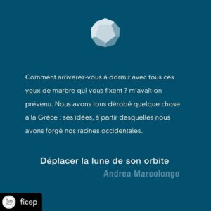Andrea Marcolongo Instagram - Heureuse de représenter la Grèce avec #deplacerlalunedesonorbite à l’occasion de la « Nuit de la littérature » @ficep samedi 13 mai à Paris chez @institutsuedois 🇬🇷🇬🇷
Rendez-vous à 17h dans le Marais! @centreculturelhellenique @manuitaumusee