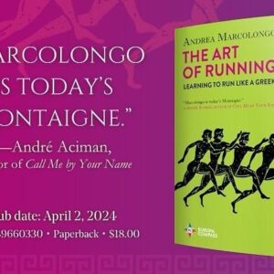 Andrea Marcolongo Instagram - Running like a Greek 🏃‍♀️… Coming soon in the US 🇺🇸🇺🇸 

Thank you so much @europaeditions for sharing my (mis)adventures with marathon and my ideas on this contemporary running fever. Publication date: 2 April 2024 

#comingsoon #marathon #running #runningmotivation #runningcommunity