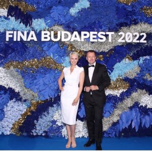 Andrea Osvárt Instagram - Hosting the 19th #FINA World Championship Budapest 2022 Gala Dinner with @szujozoltan @szepmuveszeti