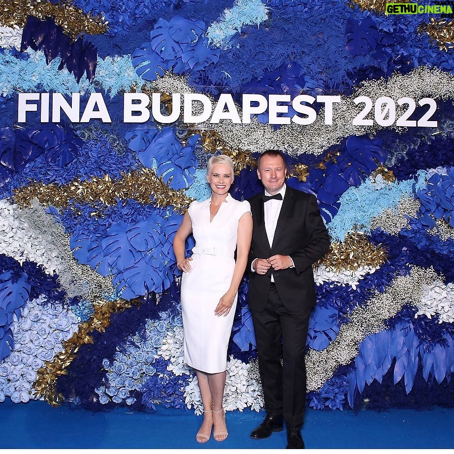 Andrea Osvárt - 1.1K Likes - Hosting the 19th #FINA World Championship Budapest 2022 Gala Dinner with @szujozoltan @szepmuveszeti