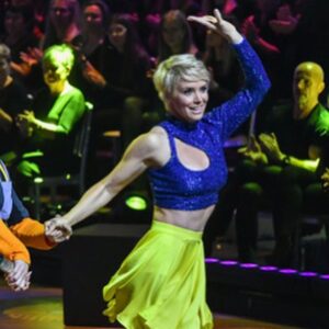 Andrea Osvárt Instagram - Imádtam!!! 🤩🤩🤩 #chachacha #dwts #grateful #dance #show #dancing #tánc #danza #thankyou