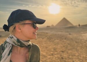 Andrea Osvárt Instagram - #Cairo #Egypt #Pyramid a dream come true #Love #Holiday #Happiness ❤️ #Happy2024 ready to do good things this year too.