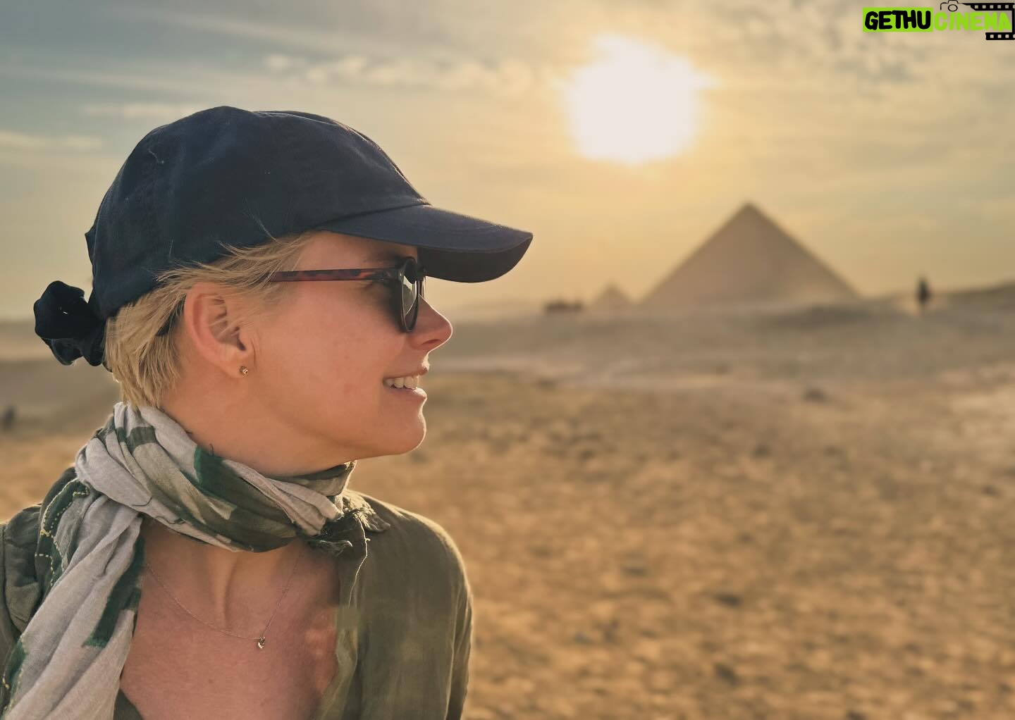 Andrea Osvárt - 1.2K Likes - #Cairo #Egypt #Pyramid a dream come true #Love #Holiday #Happiness ❤️ #Happy2024 ready to do good things this year too.